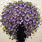 Unknown Purple Floral painting